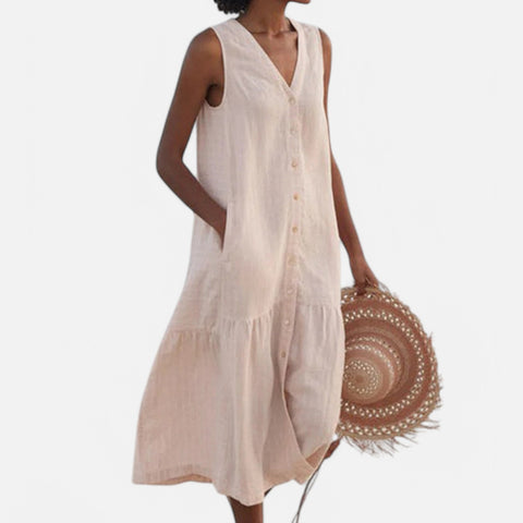 Maison Lior  | 'Elysian Charm' V-Neck Dress for Women