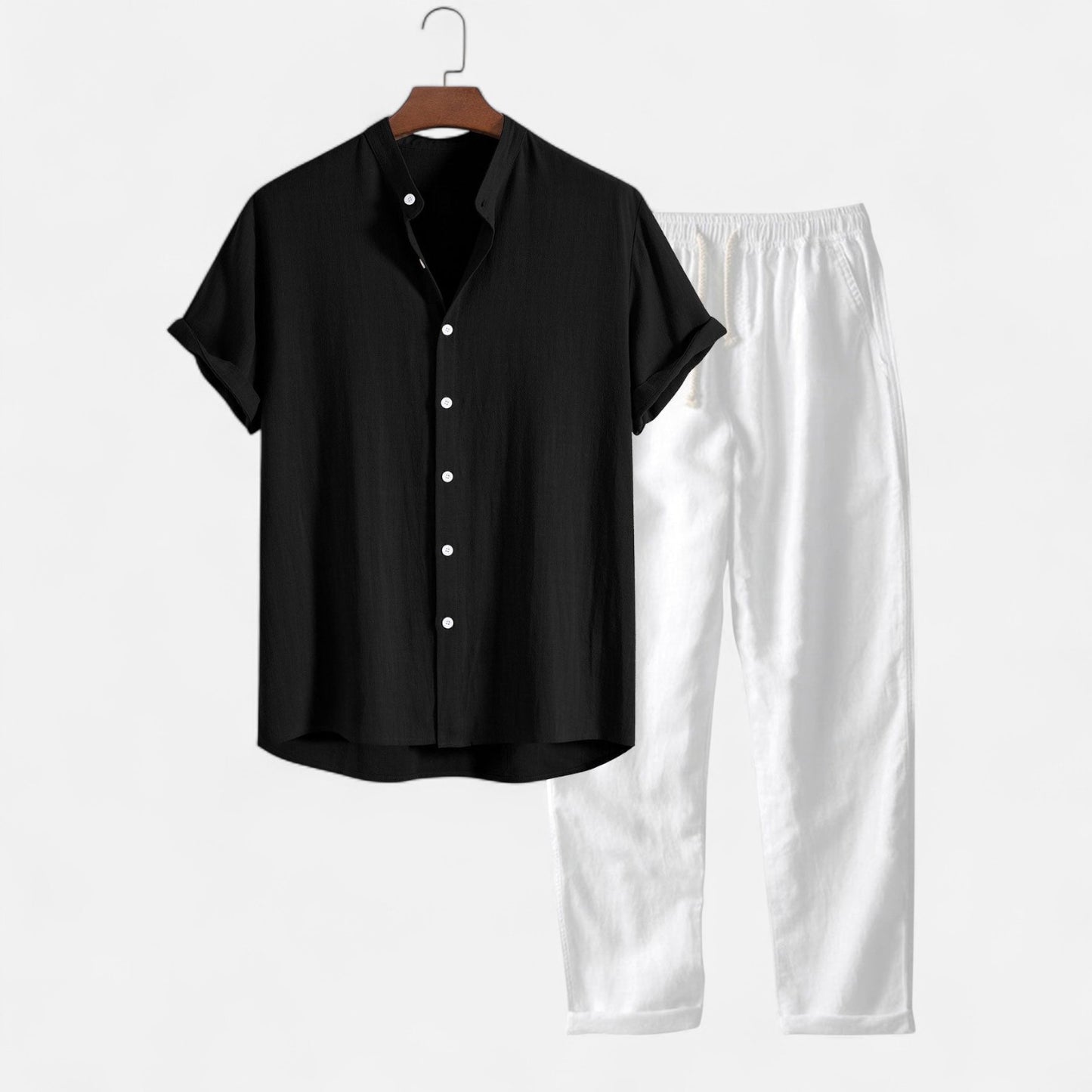 Maison Lior | Men's Linen Shirt & Trouser Set – Breathable Comfort, Relaxed Refinement