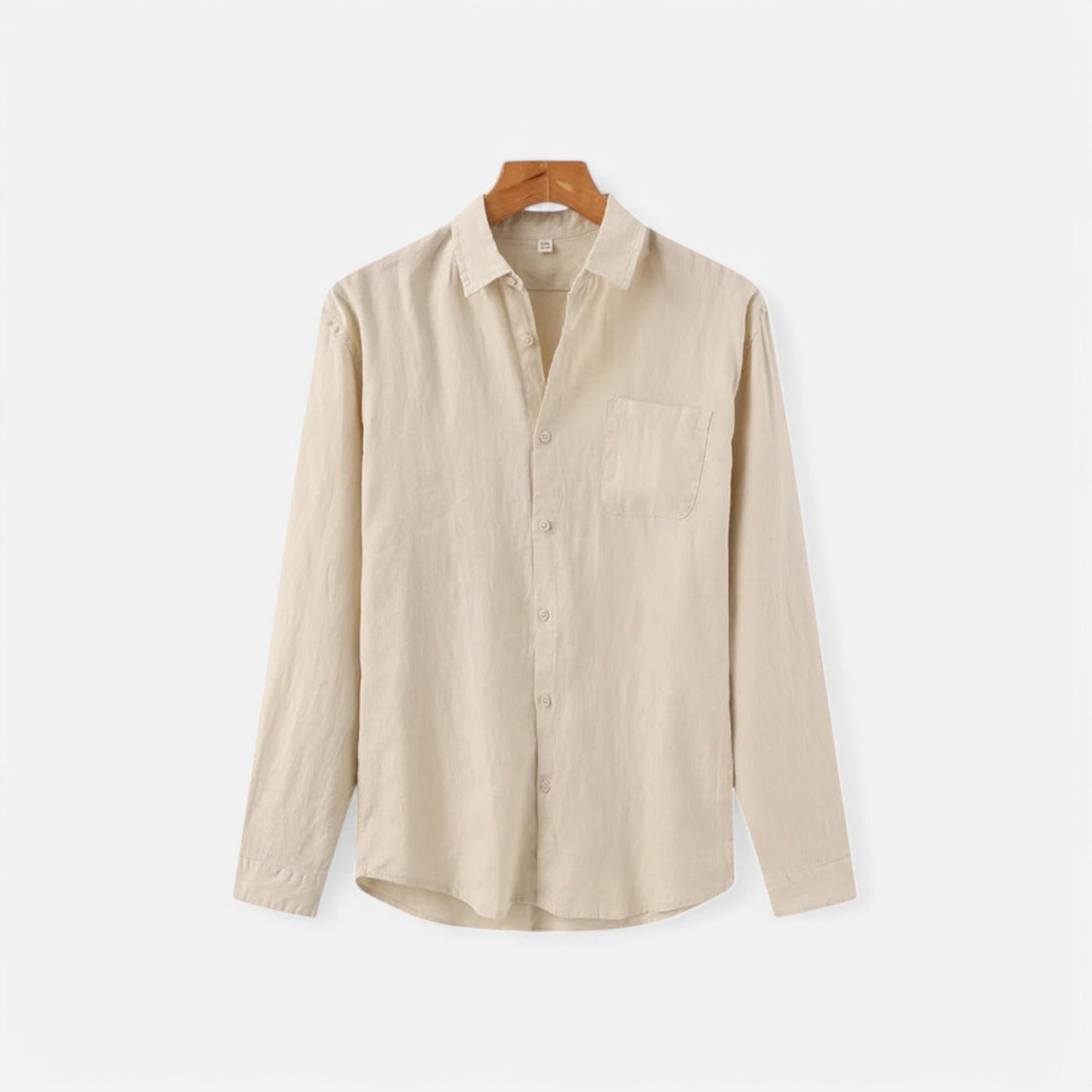 Maison Lior | Men's Pure Long Sleeve Linen Shirt