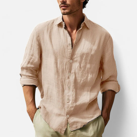 Maison Lior | Men's Cotton Linen Hawaiian Shirt
