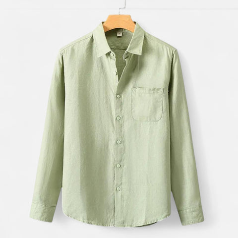 Maison Lior | Men's Linen Shirt – Breathable Texture, Effortless Refinement