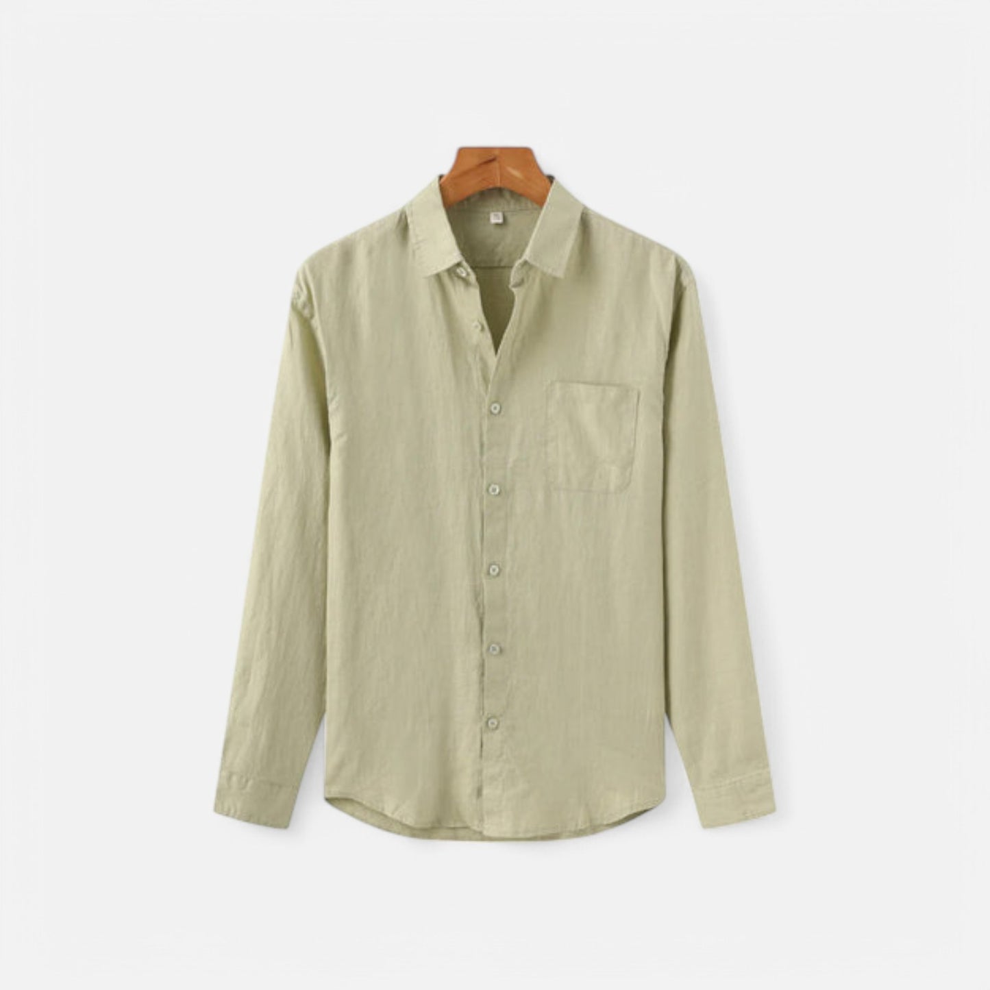 Maison Lior | Men's Pure Long Sleeve Linen Shirt
