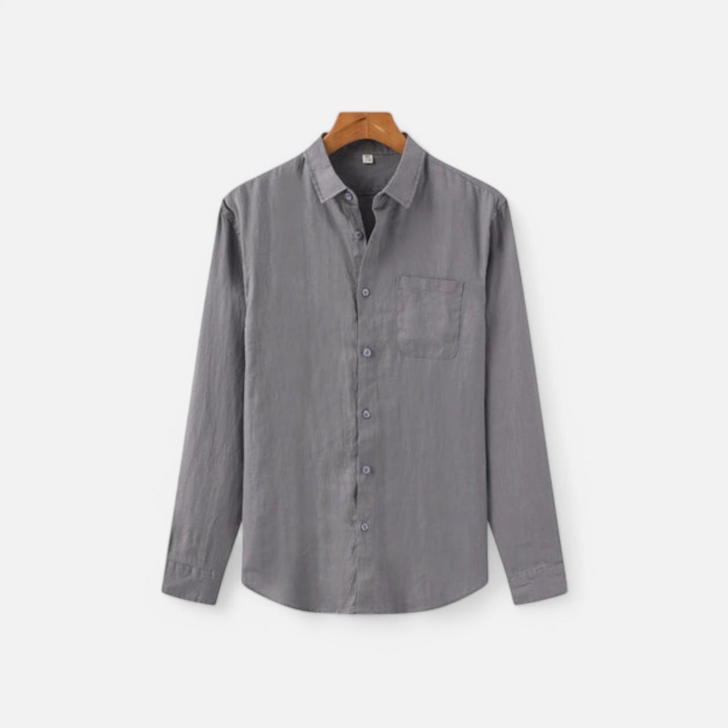 Maison Lior | Men's Pure Long Sleeve Linen Shirt