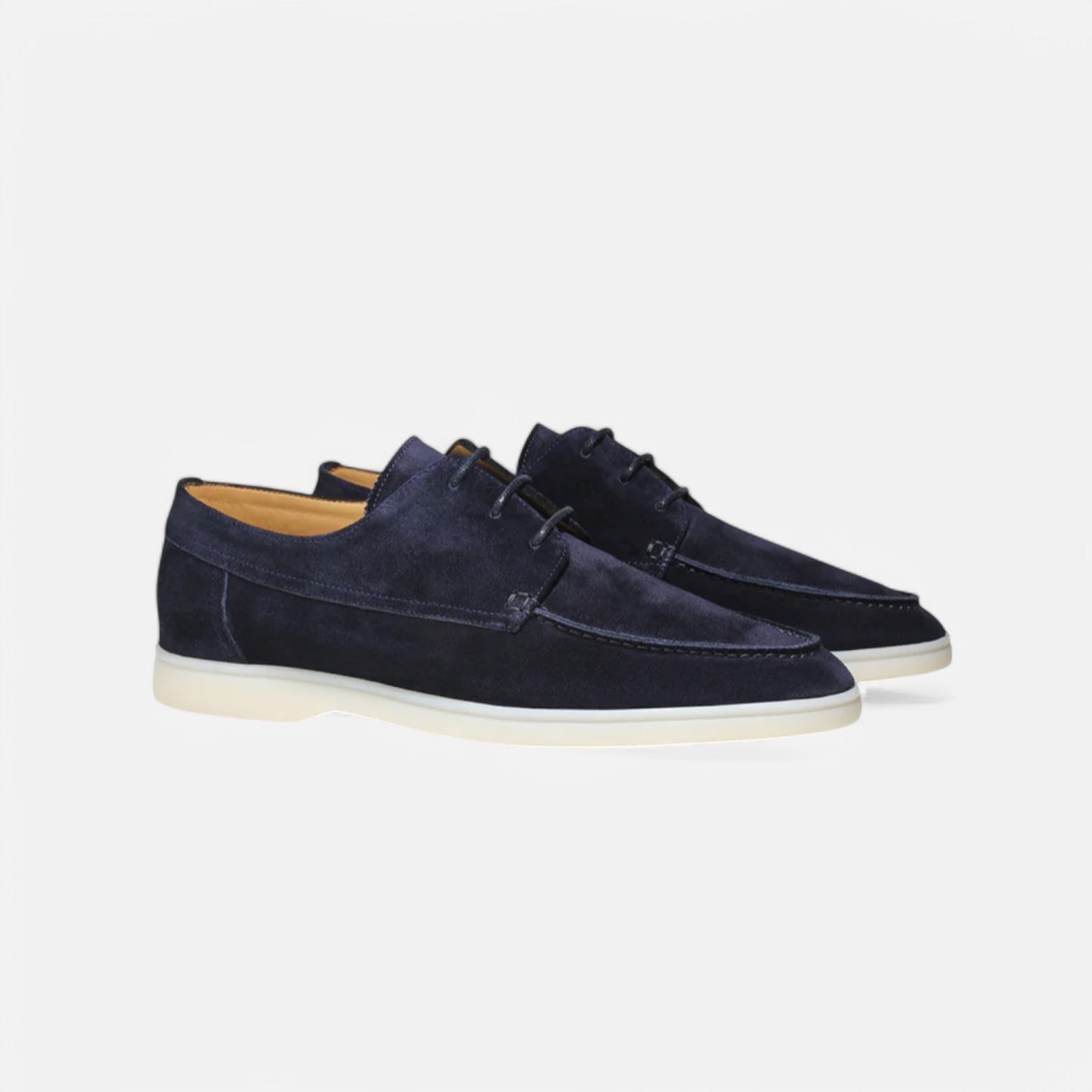 Maison Lior | Men's Suede Loafers with Laces