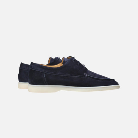 Maison Lior | Men's Suede Loafers with Laces