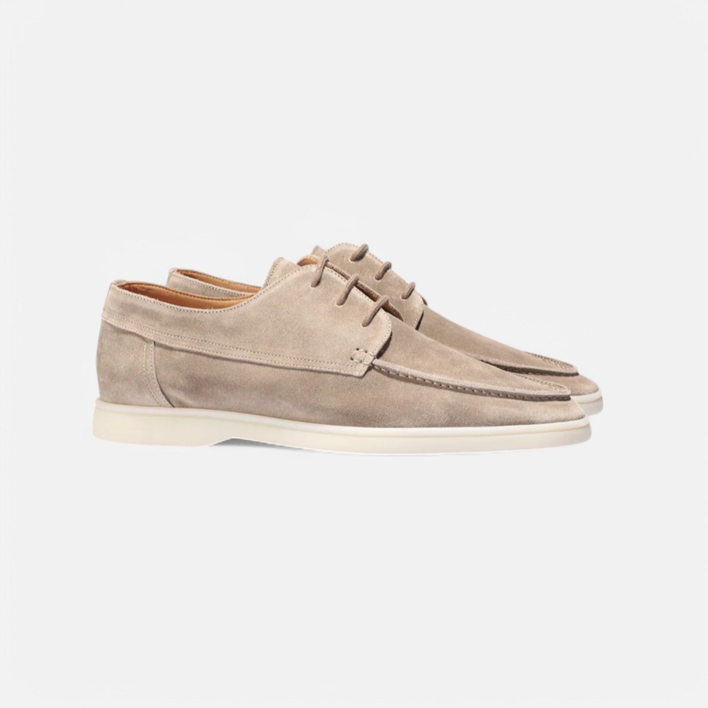 Maison Lior | Men's Suede Loafers with Laces