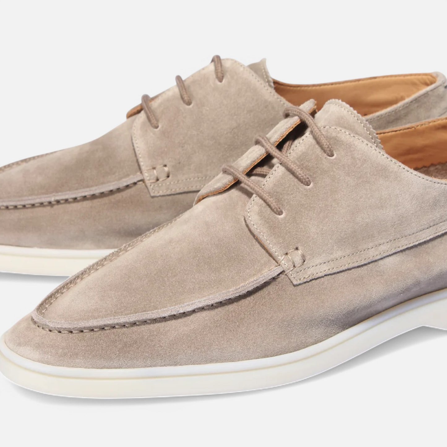 Maison Lior | Men's Suede Loafers with Laces