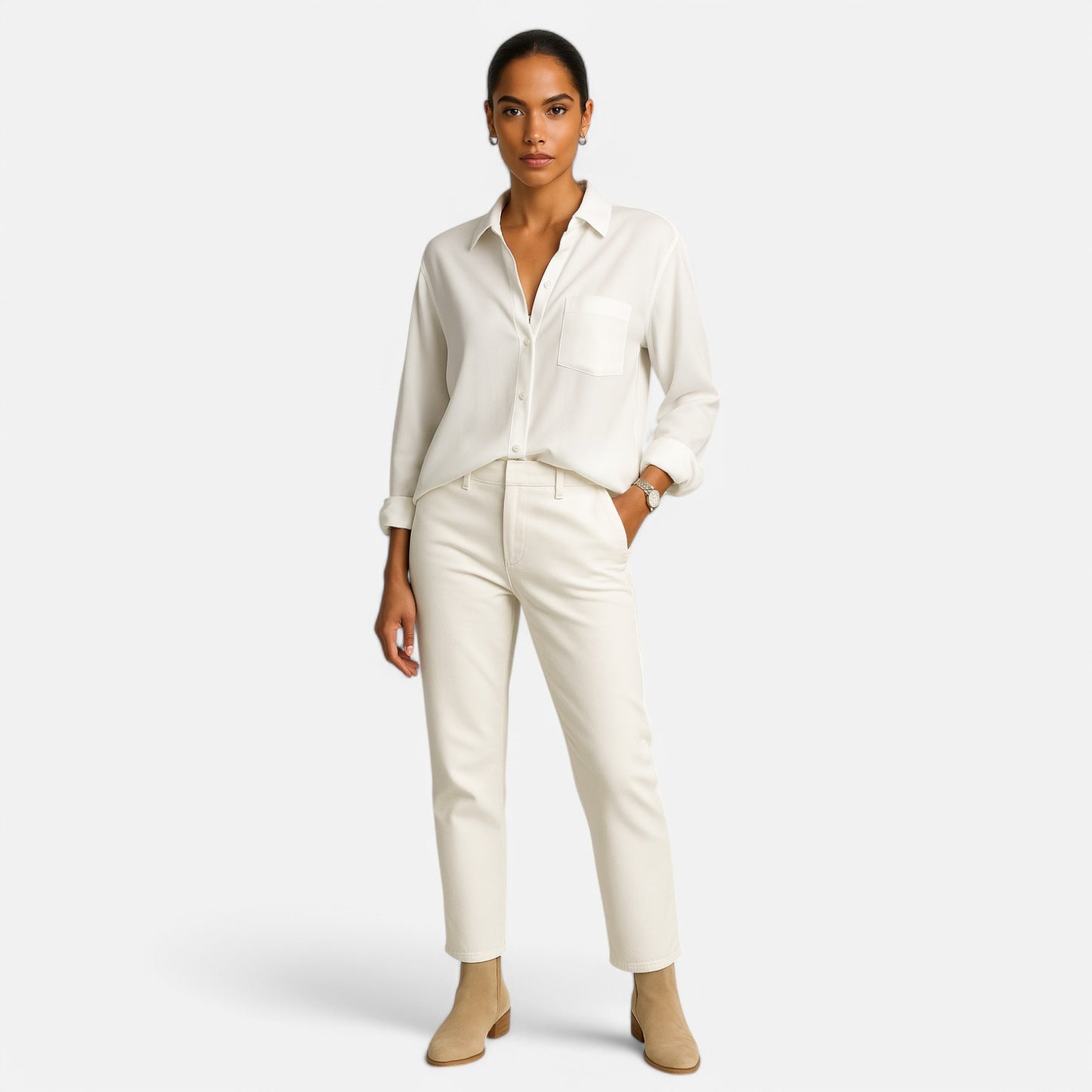 Maison Lior | Women's Satin Blouse Shirt