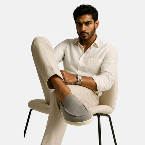Maison Lior | Old Money Suede Loafers – Timeless Luxury for Men