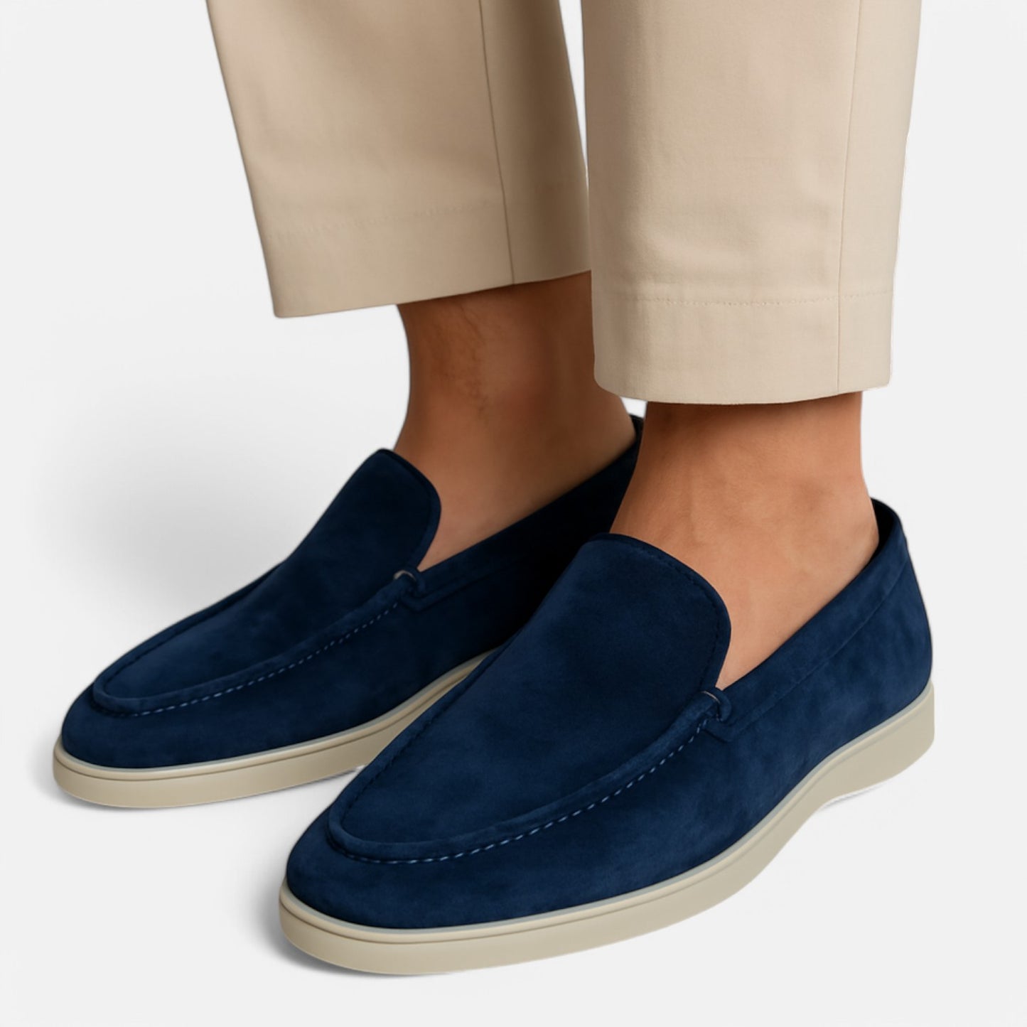 Maison Lior  | Old Money Suede Slip-On Loafers for Men