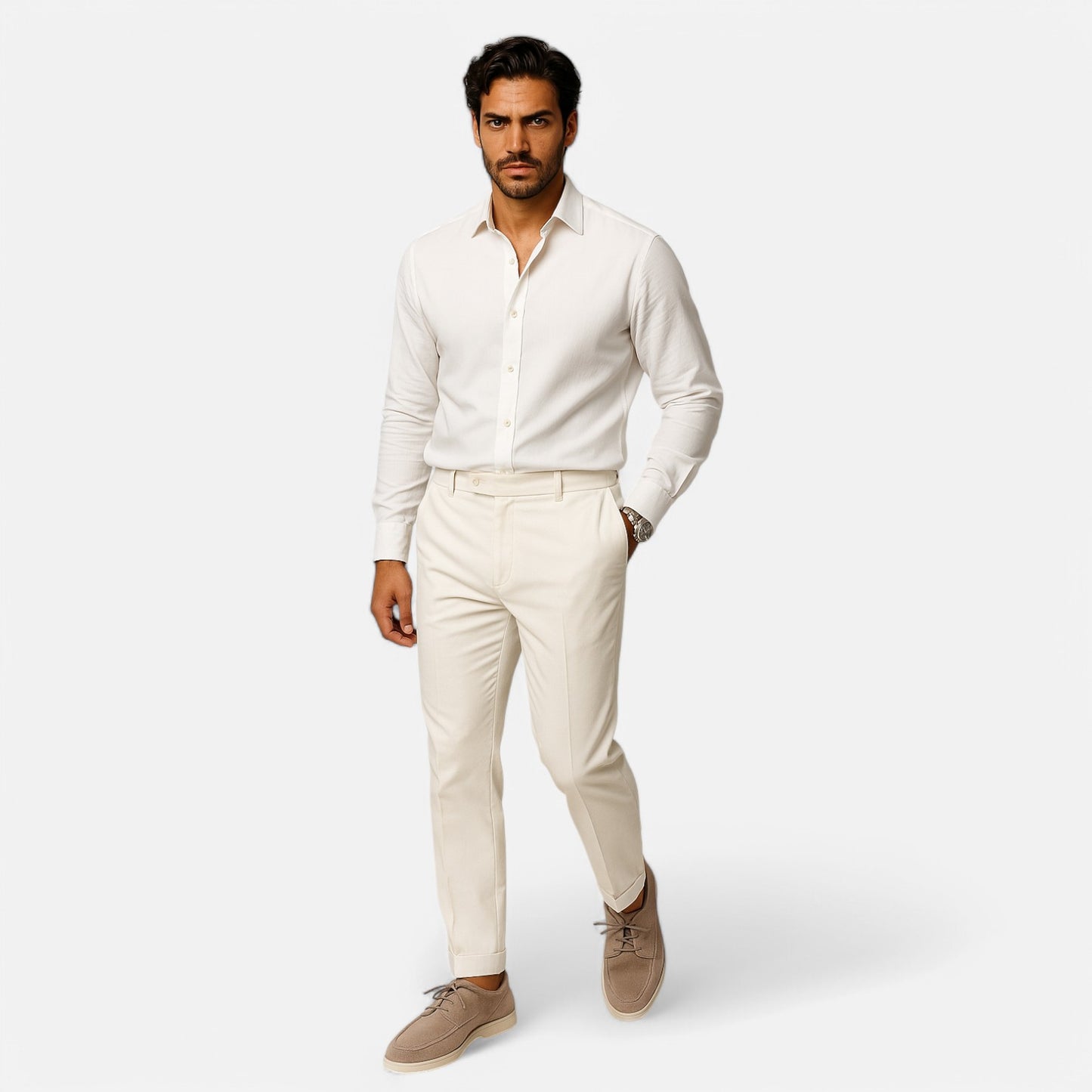 Maison Lior | Men's Suede Loafers with Laces