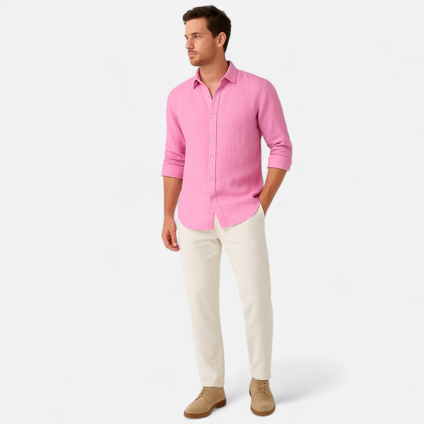 Maison Lior | Men's Cotton-Linen Shirt – Lightweight Comfort, Timeless Casual Elegance