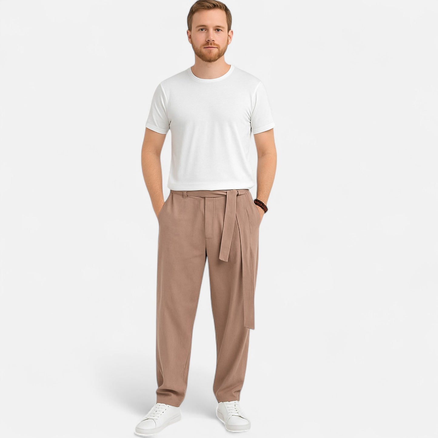 Maison Lior | Men's Linen Trousers – Lightweight Comfort, Refined Everyday Essential