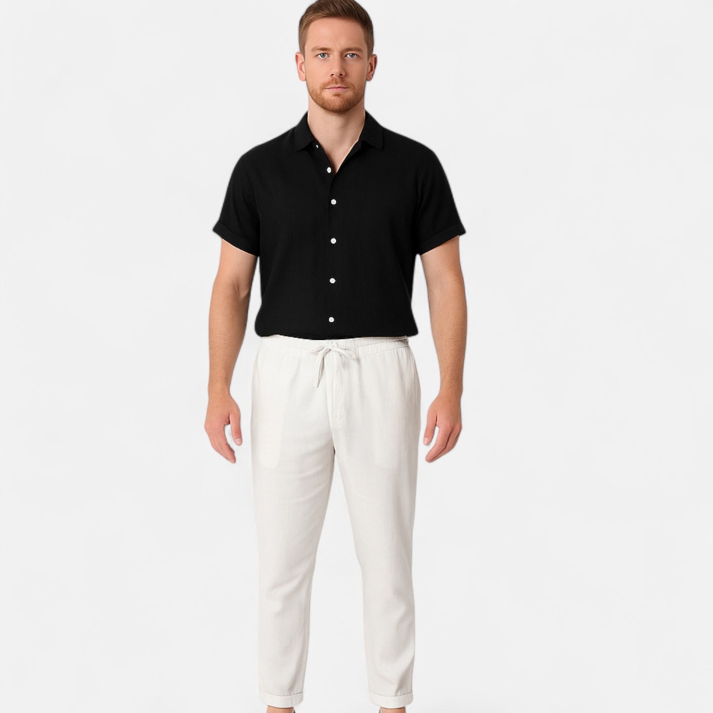 Maison Lior | Men's Linen Shirt & Trouser Set – Breathable Comfort, Relaxed Refinement