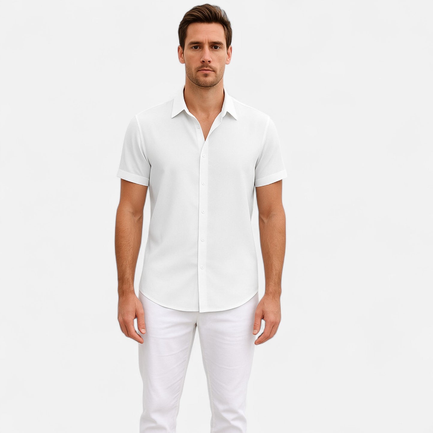 Maison Lior | Casual Short Sleeve Linen Shirt – Lightweight Sophistication, Everyday Ease