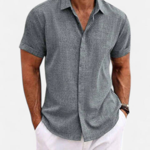 Maison Lior | Casual Short Sleeve Linen Shirt – Lightweight Sophistication, Everyday Ease