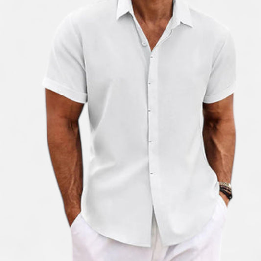 Maison Lior | Casual Short Sleeve Linen Shirt – Lightweight Sophistication, Everyday Ease