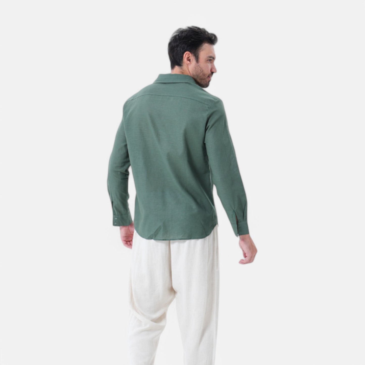 Maison Lior | Men's Pure Long Sleeve Linen Shirt