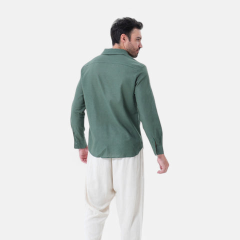 Maison Lior | Men's Pure Long Sleeve Linen Shirt