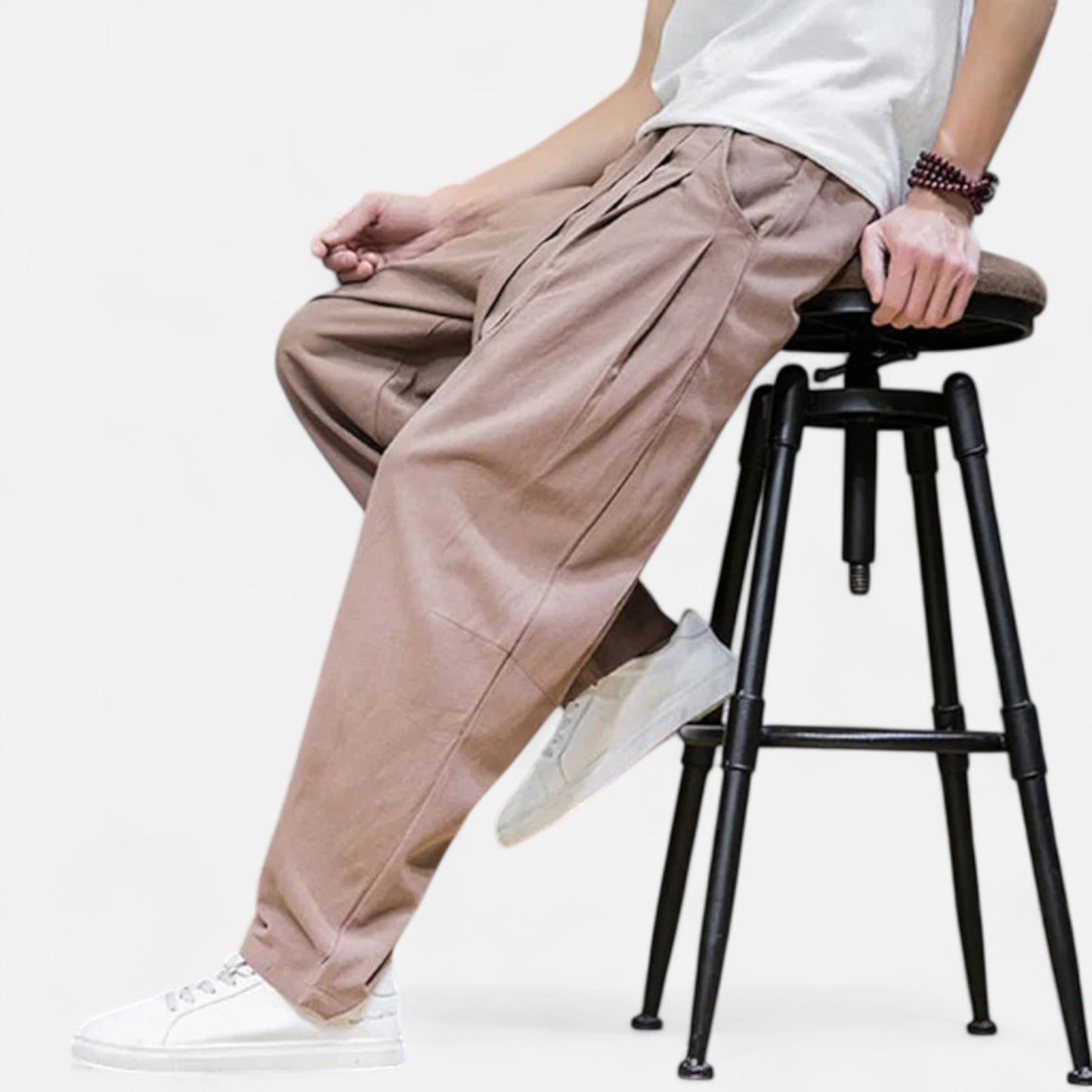 Maison Lior | Men's Linen Trousers – Lightweight Comfort, Refined Everyday Essential