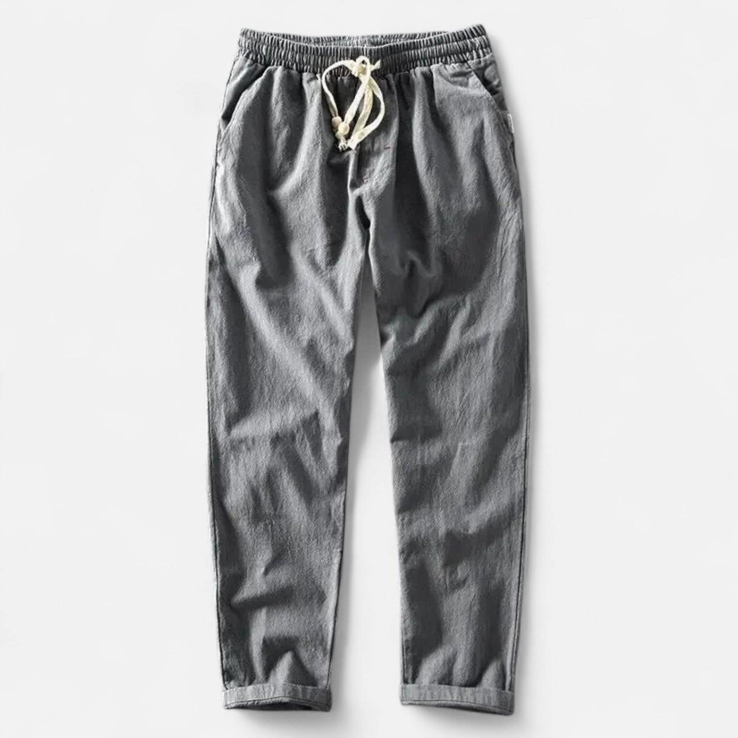 Maison Lior | Men's Linen Drawstring Trousers – Breathable Comfort, Relaxed Tailoring