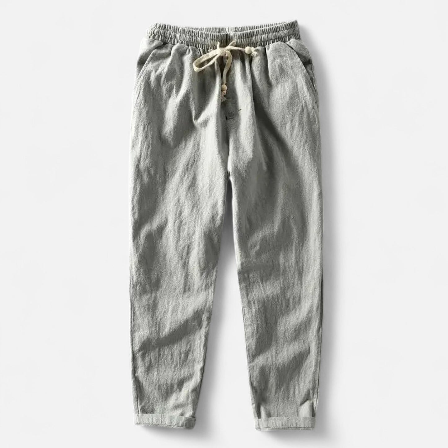 Maison Lior | Men's Linen Drawstring Trousers – Breathable Comfort, Relaxed Tailoring