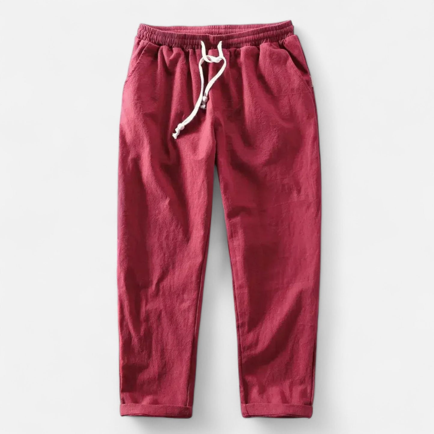 Maison Lior | Men's Linen Drawstring Trousers – Breathable Comfort, Relaxed Tailoring