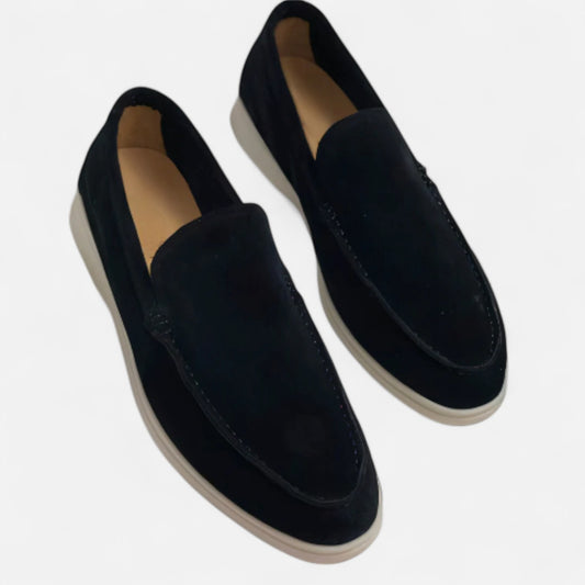 Maison Lior | Men's Suede Slip-On Loafers – Heritage Style, Timeless Ease