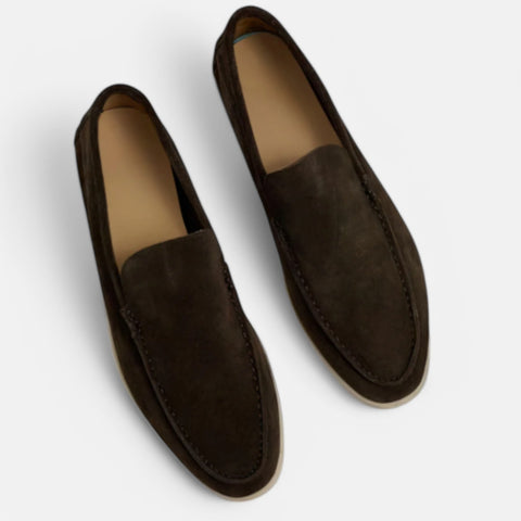 Maison Lior  | Old Money Suede Slip-On Loafers for Men