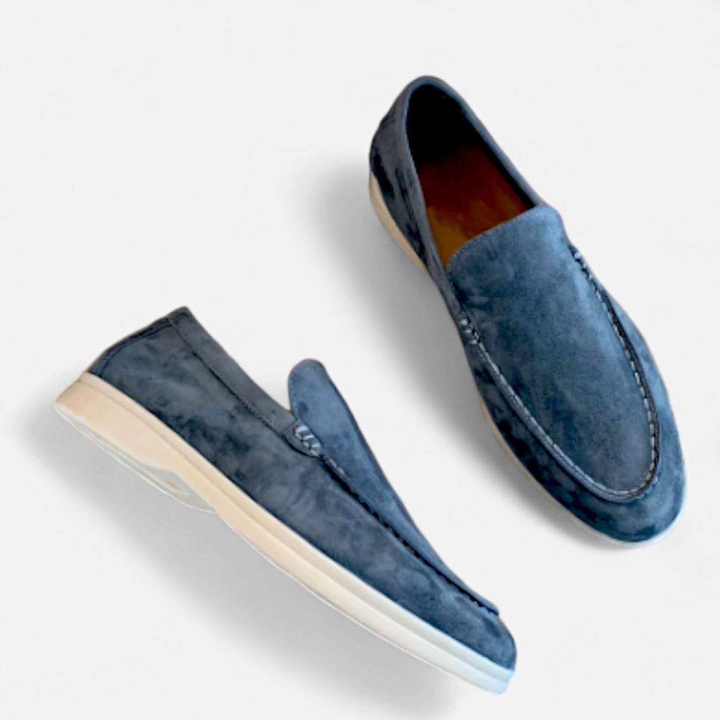 Maison Lior | Men's Suede Slip-On Loafers – Heritage Style, Timeless Ease