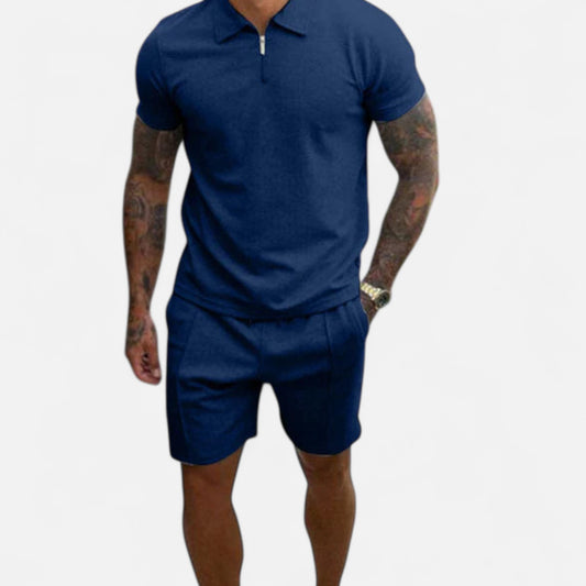 Maison Lior | Men's Refined Cotton Two-Piece Set – Tailored Comfort, Effortless Everyday Style