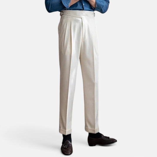 Maison Lior | Men’s Pleated High-Waisted Trousers