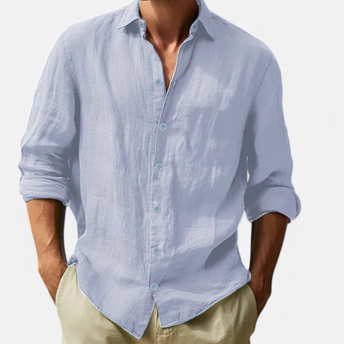 Maison Lior | Men's Cotton-Linen Shirt – Lightweight Comfort, Timeless Casual Elegance