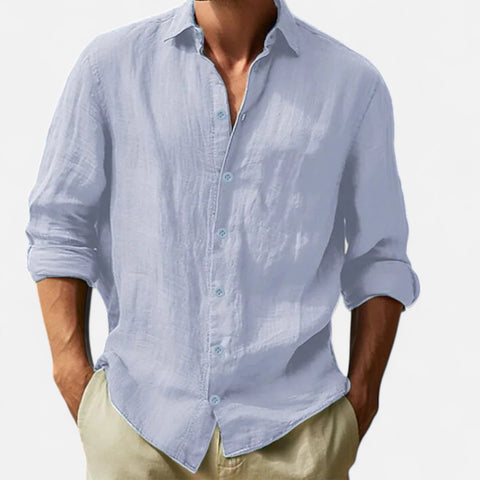 Maison Lior | Men's Cotton-Linen Shirt – Lightweight Comfort, Timeless Casual Elegance
