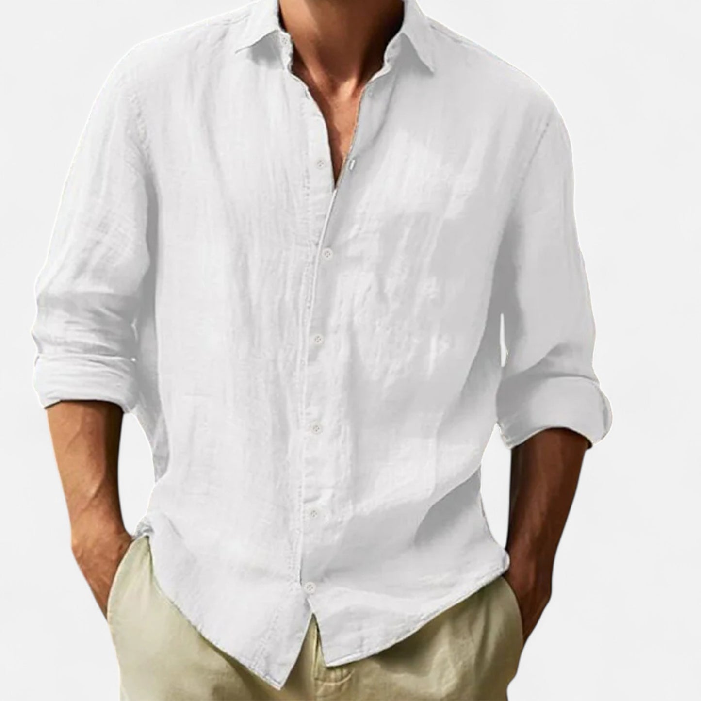 Maison Lior | Men's Cotton-Linen Shirt – Lightweight Comfort, Timeless Casual Elegance
