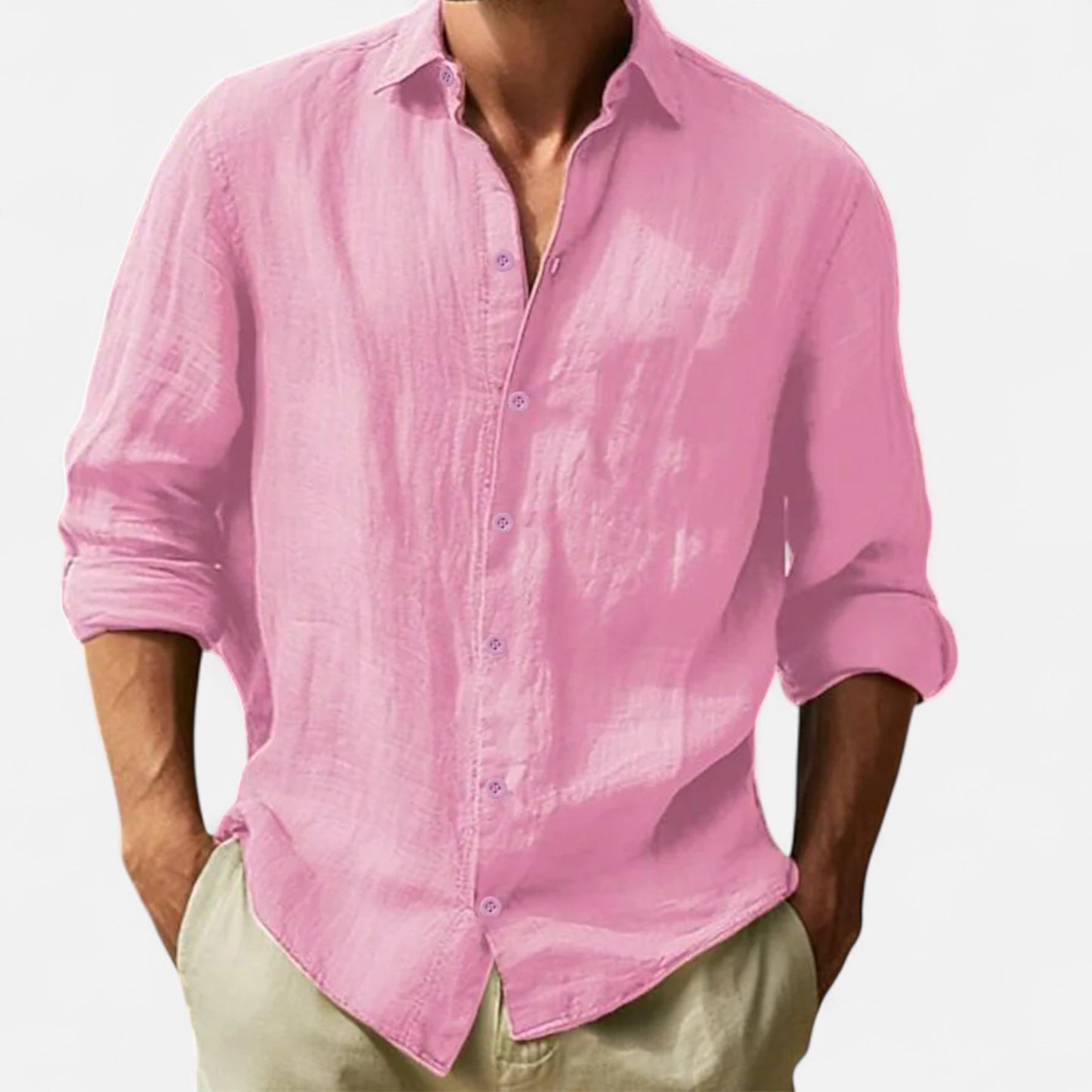 Maison Lior | Men's Cotton-Linen Shirt – Lightweight Comfort, Timeless Casual Elegance